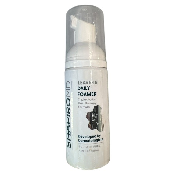 Shapiro MD Leave-In Daily Foamer Triple-Action‎ Hair Therapy Formula 1.69oz - Picture 1 of 2